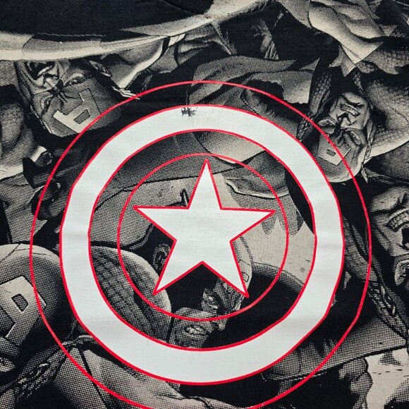 Marvel Tshirt Mens Medium Captain America Iron Man Dr Strange Bundle Lot of 2 - Picture 3 of 9